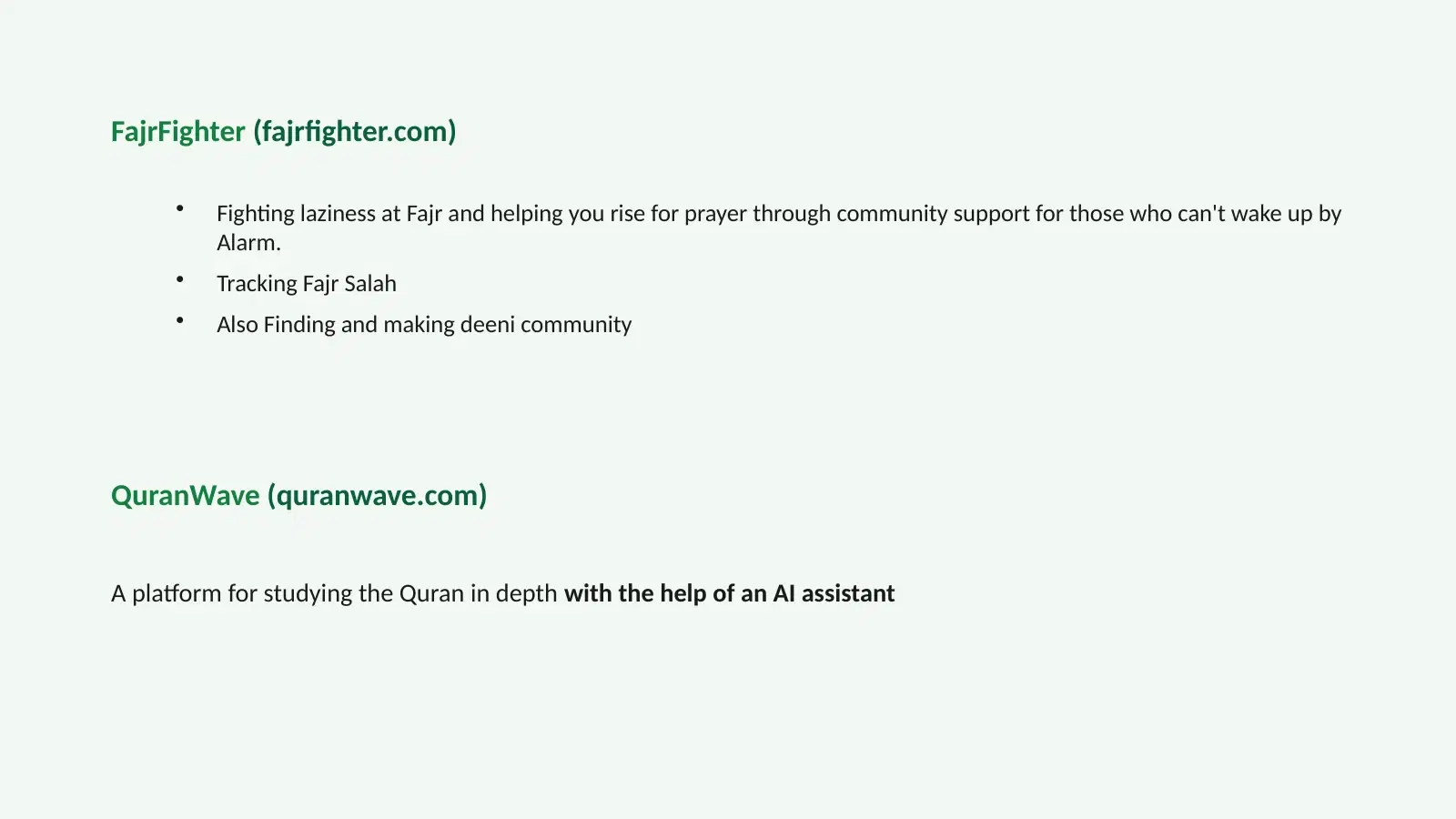 Iqra Wave Foundation, slide 14 of 18