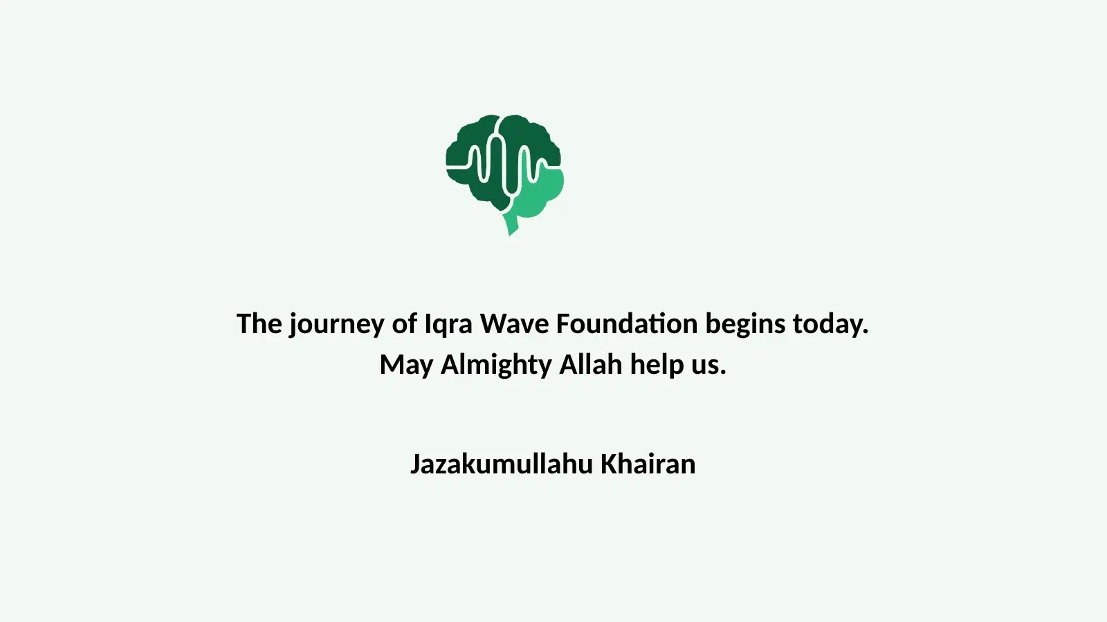 Iqra Wave Foundation, slide 18 of 18